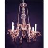 Image 1 : Hand Blown PINK Crystal Chandelier #1541778