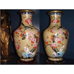 Ninteent century Chinese Cloisonne mirrored #1541840