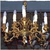 Image 1 : 12 Lights Bronze chandelier #1541903