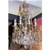 Image 1 : French Versailles  chandelier bronze  crystal  #1541942