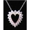 Image 1 : Diamond Heart Pendant #1551285