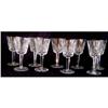 Image 1 : Set of  (9) Waterford Crystal Claret Goblets #1551411