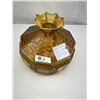 Image 1 : Vintage 1940's/50's Slag Glass Hanging Lamp Shade, No Cracks Or Chips, Approx. 12.5"x12.5"
