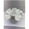 Image 2 : Fenton White Milk Glass Hob Nail Vase, Very Pretty, 4.5T, Excellent Condition