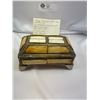 Image 2 : Vintage Moroccan Camel Bone Dresser Box, Hand Crafted And Inlaid With Brass And Copper, 1940's/50's,