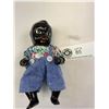 Image 1 : Vintage 1950's African/American Porcelain Doll, 5.5"T, Black Americana