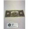 Image 2 : 1937 Bank Of Canada $10 Bank Note In Nice Condition
