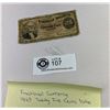 Image 1 : 1863 US 25c Bank Note