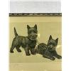 Image 2 : Nice Framed Etching Scotty Dogs, 16"x12", Signed By German Artist Meta Plucke Bauh