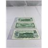 Image 2 : Nice Lot Of 3 Bank Of Canada $1 Replacement Notes, Harder To Find