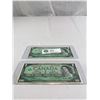 Image 1 : 2 Bank Of Canada 1867-1967 Centennial Bank Notes With Serial Number And One Being A Replacement