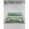 Image 2 : 2 Bank Of Canada 1867-1967 Centennial Bank Notes With Serial Number And One Being A Replacement