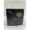 Image 1 : Antique Japanese Lacquer Box Jubako with Lucky Crane Design