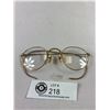 Image 1 : Antique Bausch And Lomb 1/10 12K Gold Filled Eyeglasses W/Case