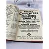 Image 2 : Vintage Leather Audel's Carpenters And Builders Guide Vol 1 And 3 1946