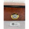 Image 2 : Vintage Burled Wood Humidor Box, Missing Dial Pieces
