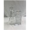 Image 1 : Pair Of Glass/Crystal Decanters