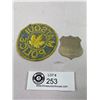 Image 2 : Vintage Yukon Territorial Game Guardian Wallet Badge Plus Matsqui Police Patch