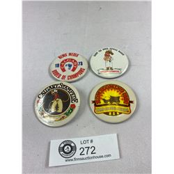 Lot Of 4 Calgary Stampede Badges/Pins