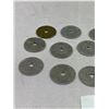 Image 2 : 12 State Tax Tokens/Coins Vintage Louisiana, Etc.