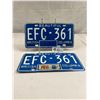 Image 1 : Pair Of BC License Plates, 1986 Expo Stickers