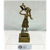 Image 1 : Hard To Find African Bronze Gold Wright Figure