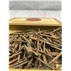 Image 1 : Vintage Cigar Box Full Of Antique Nails