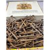 Image 3 : Vintage Cigar Box Full Of Antique Nails