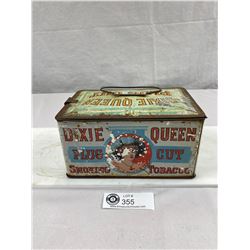 Vintage Dixie Queen Plug Cut Smoking Tobacco Tin