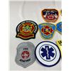 Image 2 : Assortment Of 10 Different Fire Department Iron On Patches, Bright Colours