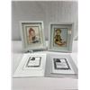 Image 2 : 2 Singed Prints By Clara A Famous Chinese Artist, 9"x11", Framed