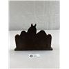 Image 2 : 1950's Wood Pipe Stand With Horse And Dogs