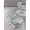 Image 2 : Nice Punch Bowl With Glasses, Complete Set