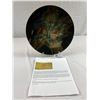 Image 1 : Nicely Signed George Hill Decorative Plate, Seetusee, Was A Glassware Manufacture From Portage La Pr