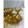 Image 2 : Nice Decorative Lot Of Vintage Carnival Glass And Other