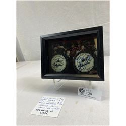 2 Signed WHL Vancouver Giants Signed Pucks