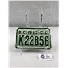 Image 1 : 1953 BC Commercial License Plate