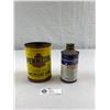 Image 2 : Vintage Pennz Oil Motor Oil Tin Plus Duoirl Cone Top Tin