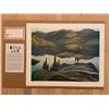 Image 1 : Mirror Lake By Franklin Carmichael Group Of Seven Member With COA