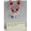 Image 2 : Genuine Rose Quartz Bead Necklace