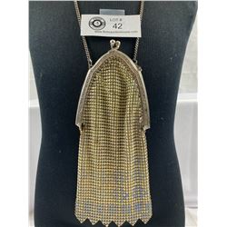 1920's Art Deco Enameled Mesh Bag