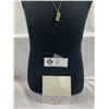 Image 2 : Jade Owl Pendant Gilded Silver Chain