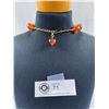 Image 3 : Vintage Graduating Faux Cherry Amber Bead Necklace
