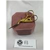Image 2 : Vintage Gold Tone Stork/Crane Scissor