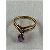 Image 2 : 10k Amethyst Ring Size 4 1/4