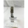 Image 2 : Adorna Sterling and Rhinestone Bracelet w Safety Chain