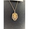 Image 3 : Watch Fob/ Medal Necklace Birmingham, Sterling 1910