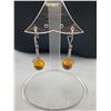 Image 2 : Amber .925 Necklace and Earrings