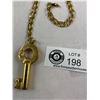 Image 2 : Gold Plated CPR Key Necklace