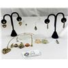 Image 1 : Lot Of 24K Gold Leaf And Resin Jewelry